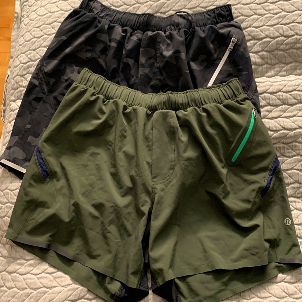 Lululemon men’s surge shorts w/ liners 2 pair